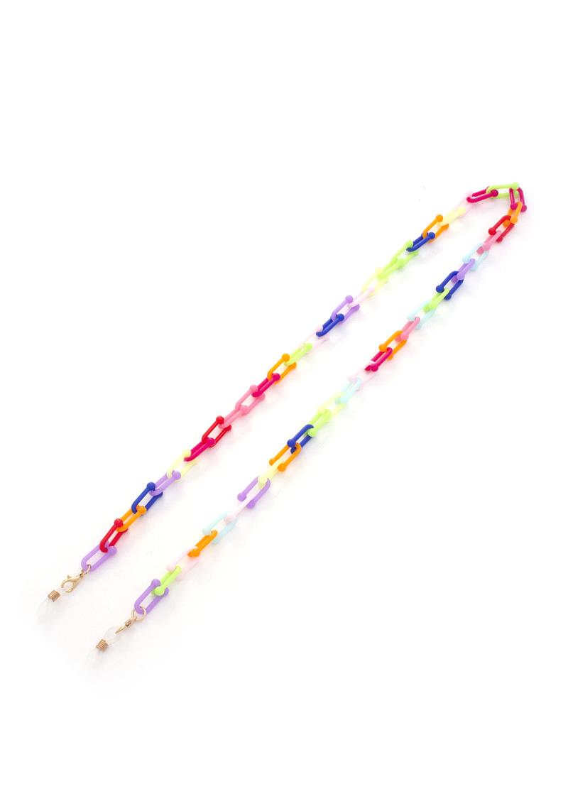 COLORFUL U LINK FACE MASK CHAIN