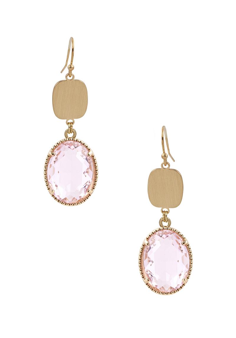 CRYSTAL STONE DANGLE EARRING