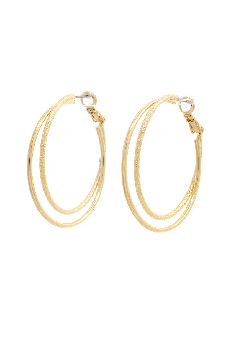 SODAJO DOUBLE HOOP EARRING