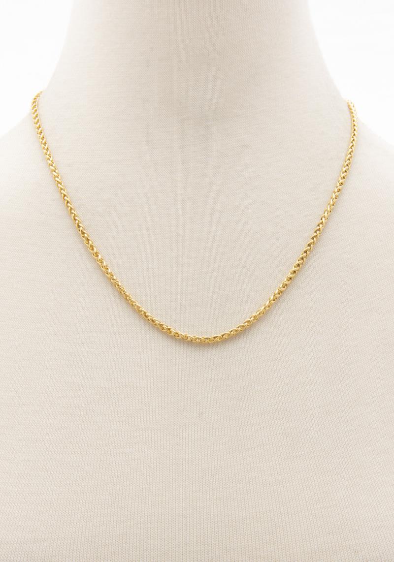 BASIC METAL CHAIN NECKLACE