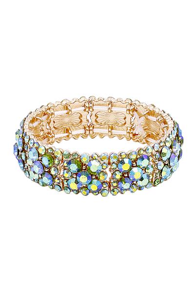 RHINESTONE CRYSTAL DESIGN PATTER BRACELET