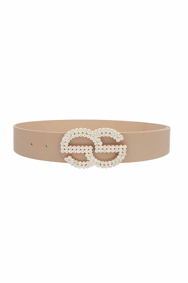 RHINESTONE BUCKLE BELT