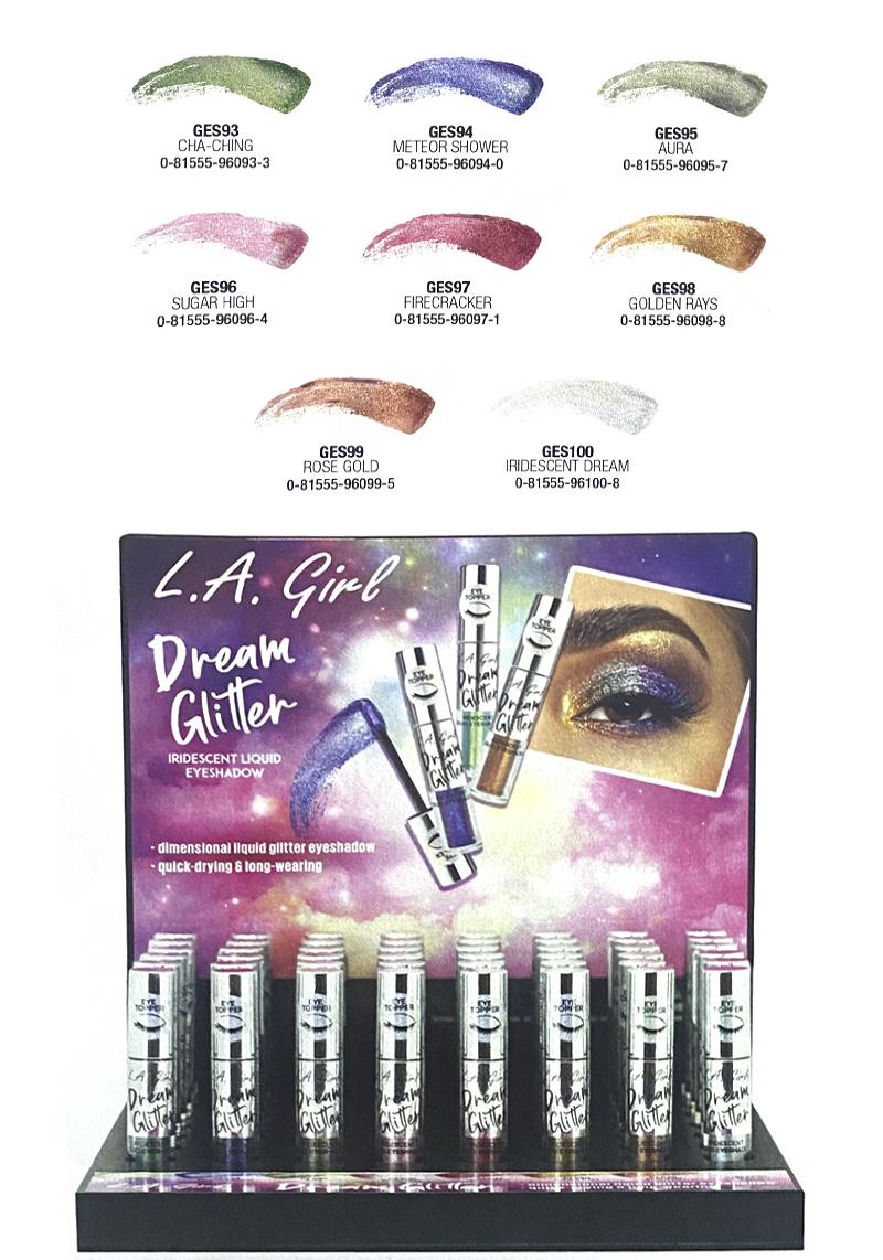 DREAM GLITTER EYE TOPPER STYRENE DISPLAY