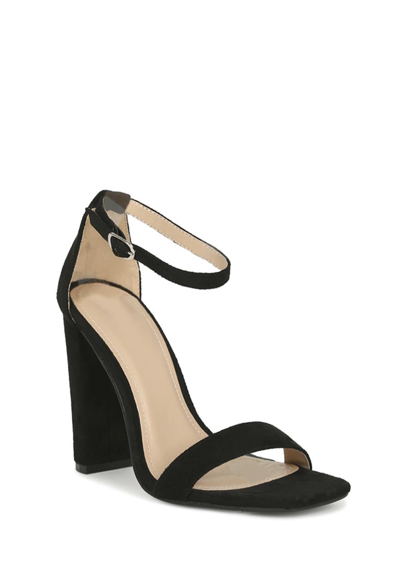 CHIC HIGH STRAP BUCKLE HEEL