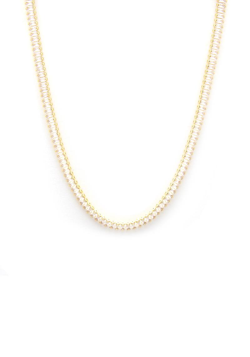 CRYSTAL STAINLESS NECKLACE