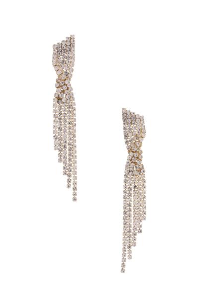 KNOT RHINESTONE EARRING