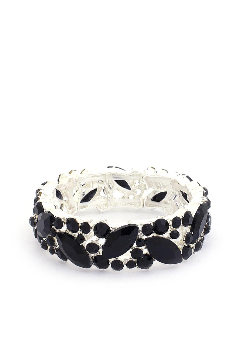 MARQUISE RHINESTONE STRETCH BRACELET