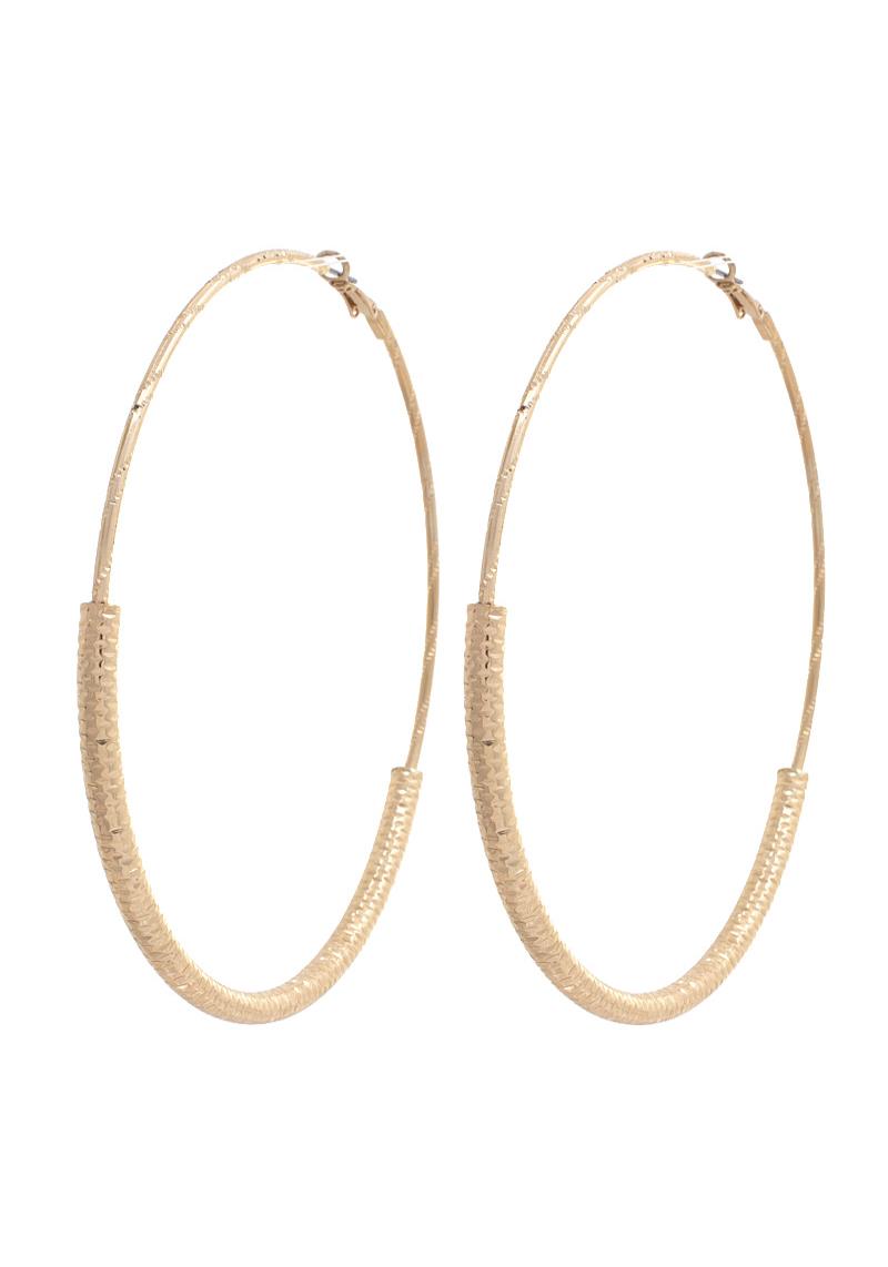 METAL HOOP EARRING