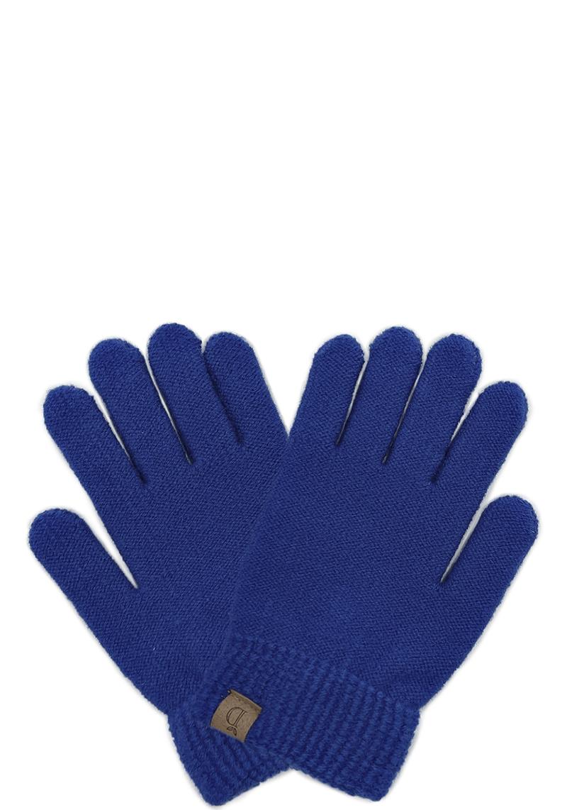 SOLID KNIT SMART TOUCH GLOVES