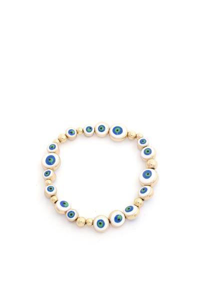 EVIL EYE BEADED BRACELET