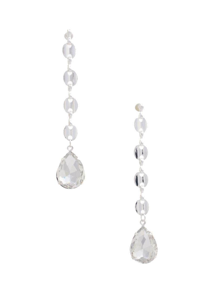 CRYSTAL TEARDROP DANGLE EARRING