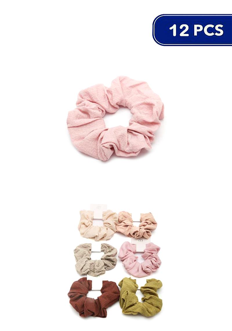 CHIC HAIR SCRUNCHIE (12 UNITS)