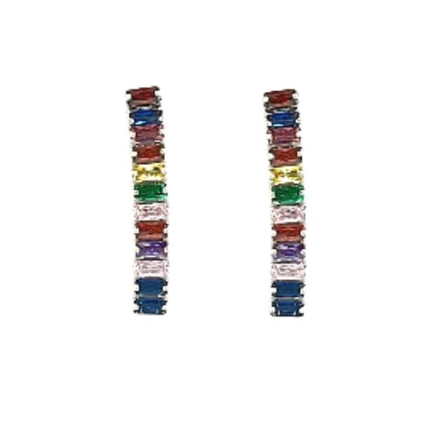 RHINESTONE LINE EARRING