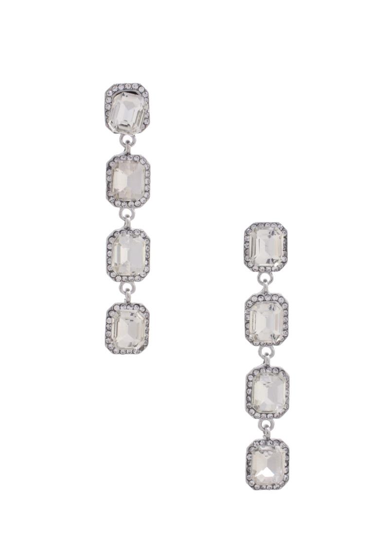 RHINESTONE DANGLE EARRING