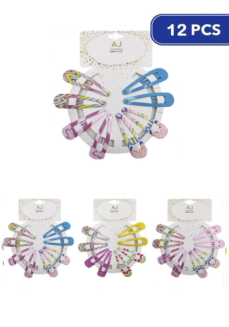 FASHION HAIR PIN SET (12 UNITS)