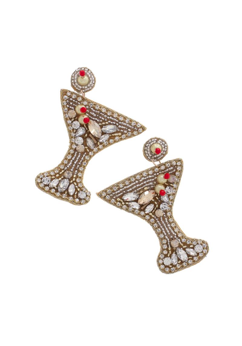 MARTINI SEED BEAD EARRING