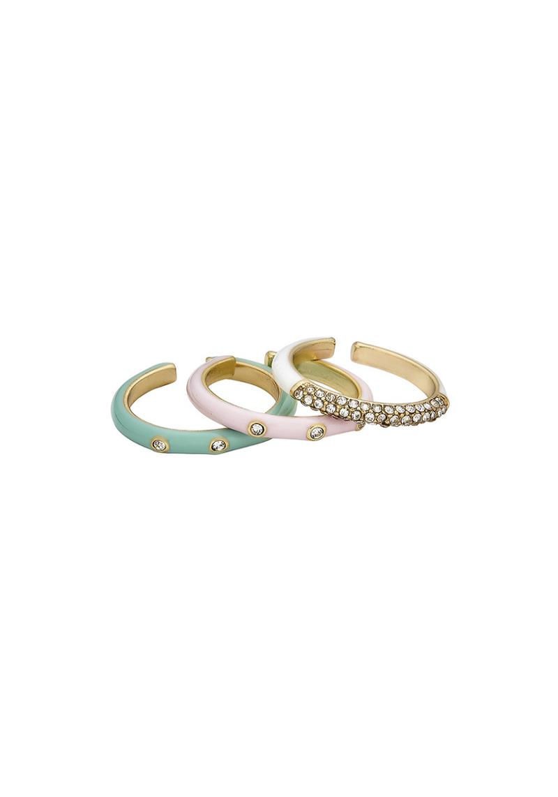 COLOR MULTI RING 3 PC SET
