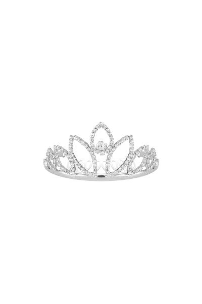 CHIC CRYSTAL RHINESTONE OVAL DESIGN TIARA