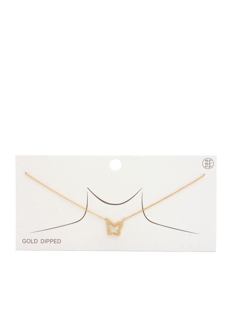 BUTTERFLY CHARM NECKLACE