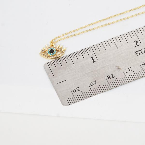 EVIL EYE CHARM NECKLACE