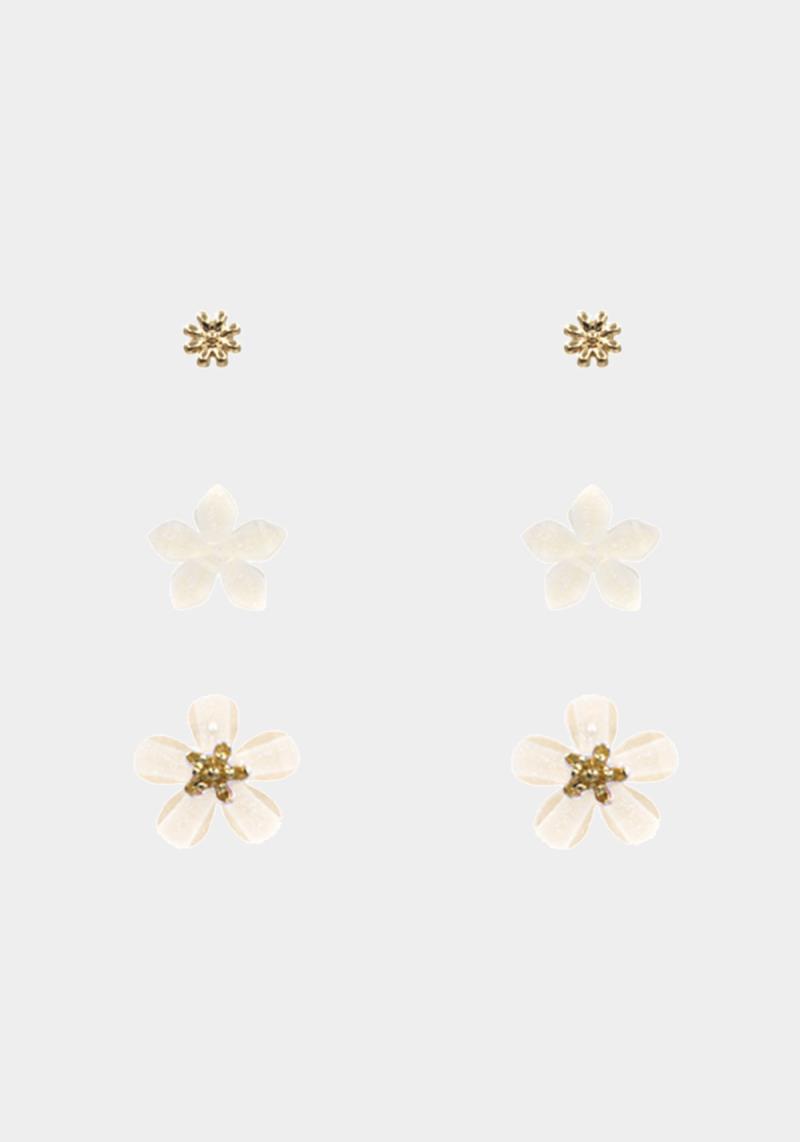 FLOWER ASSORTED EARRING SET