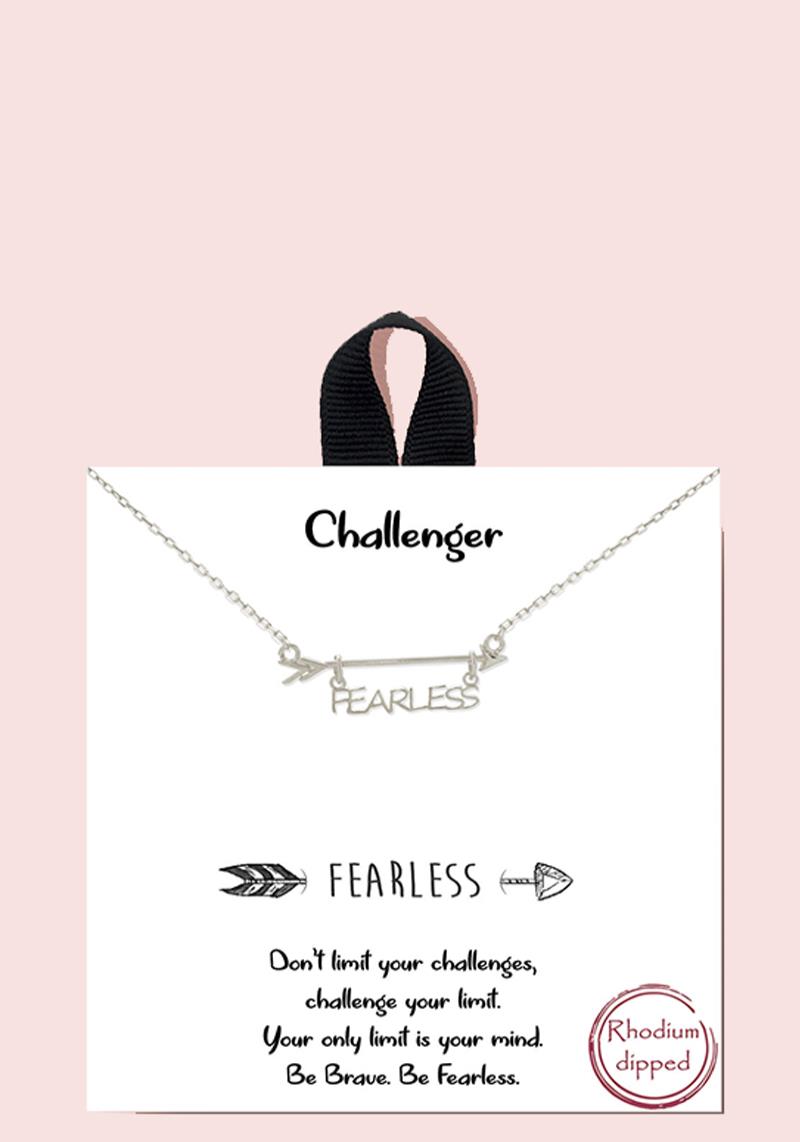 18K GOLD RHODIUM DIPPED CHALLENGER NECKLACE