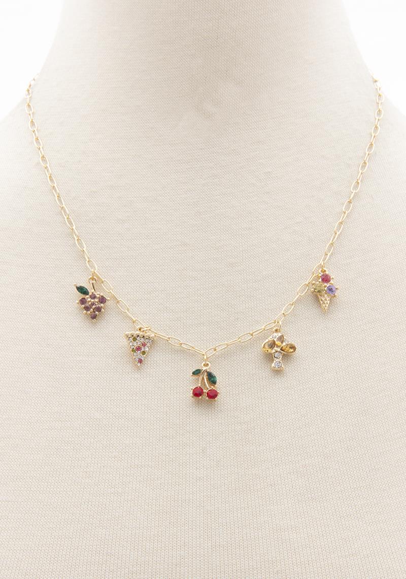 MULTI CHARM CHAIN NECKLACE