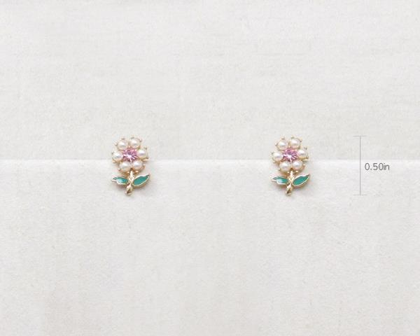 FLOWER STUD EARRING