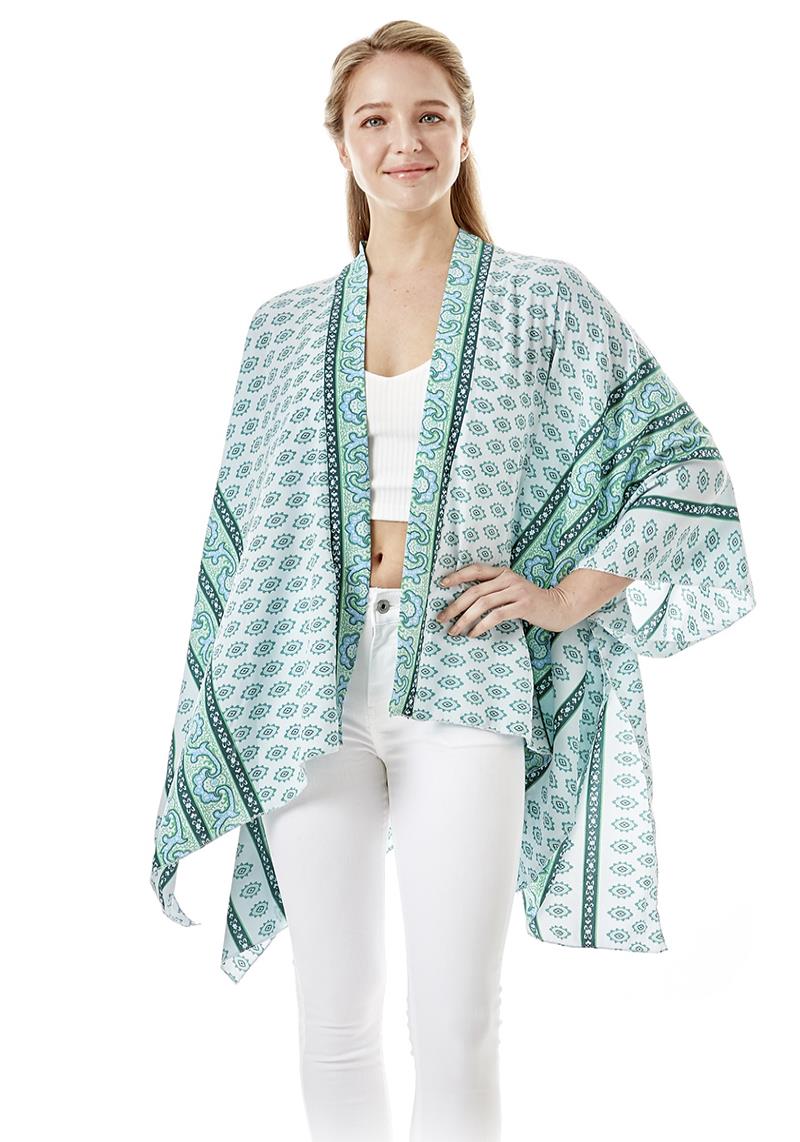 MATI PRINT COVER UP KIMONO