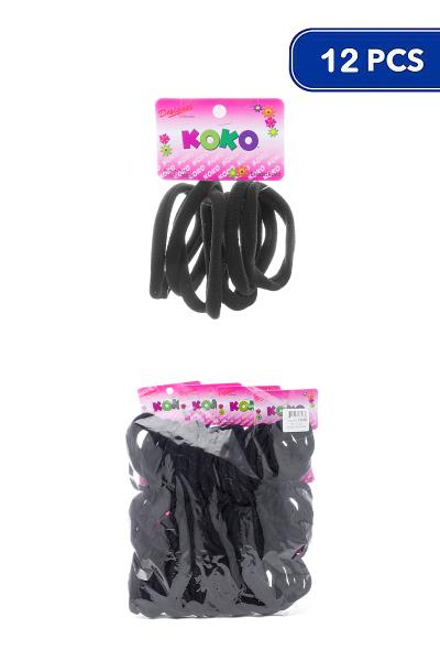 KOKO NO TANGLE HAIR TIE 8 PC SET (12 UNITS)