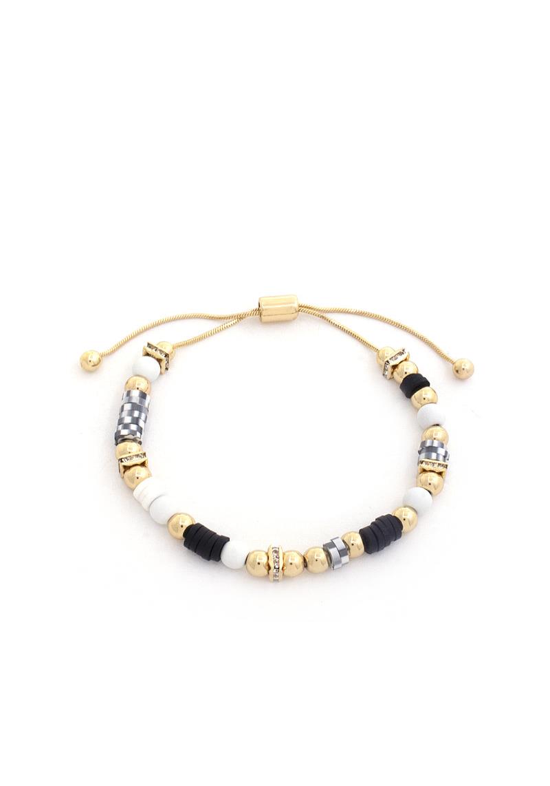HEISHI BEADED SLIDE BRACELET