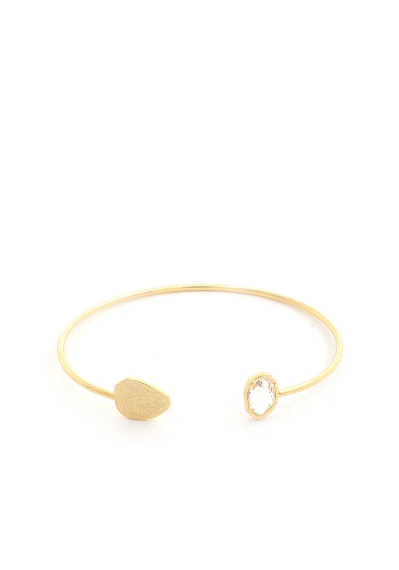 SODAJO CRYSTAL STONE CUFF BRACELET