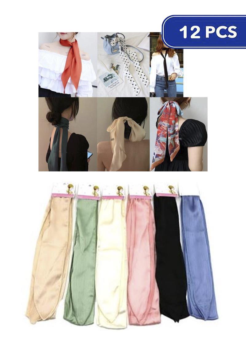 FASHION RECTANGLE LONG LINE SCARF (12 UNITS)