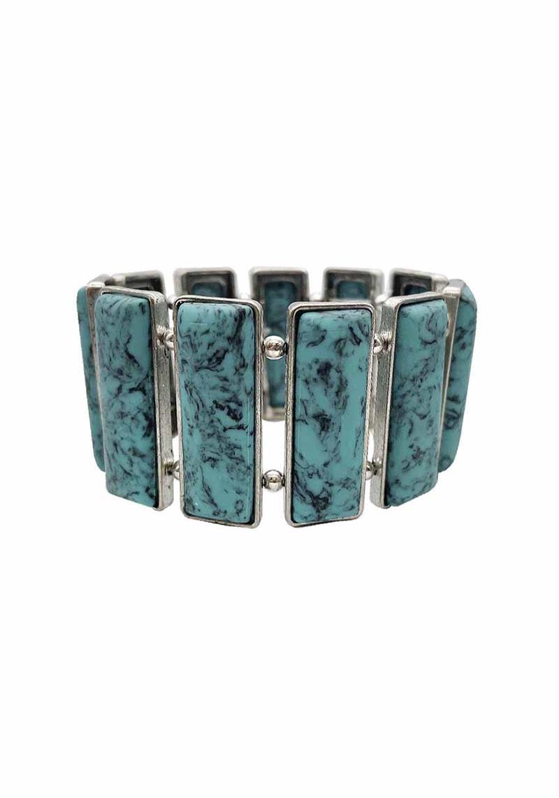 WESTERN STYLE STONE STERTCH BRACELET