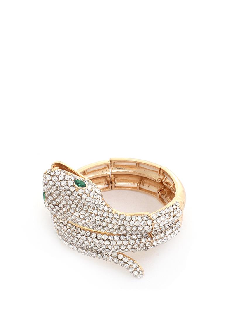 SNAKE RHINESTONE BRACELET