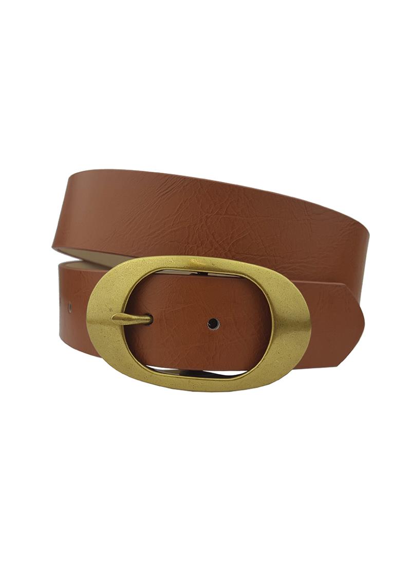 CLASSIC JEAN BELT WITH OVAL BUCKLE