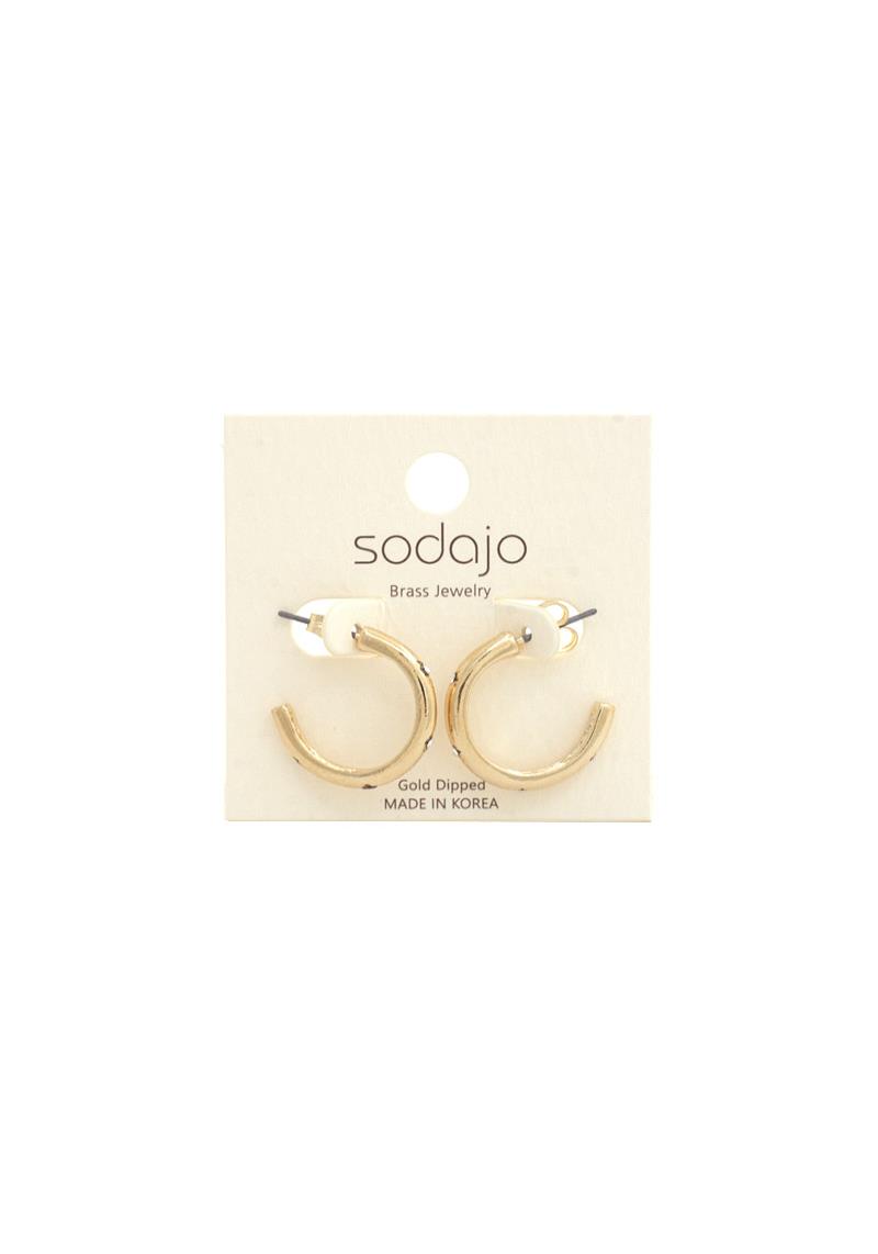 SODAJO OPEN CIRCLE EARRING