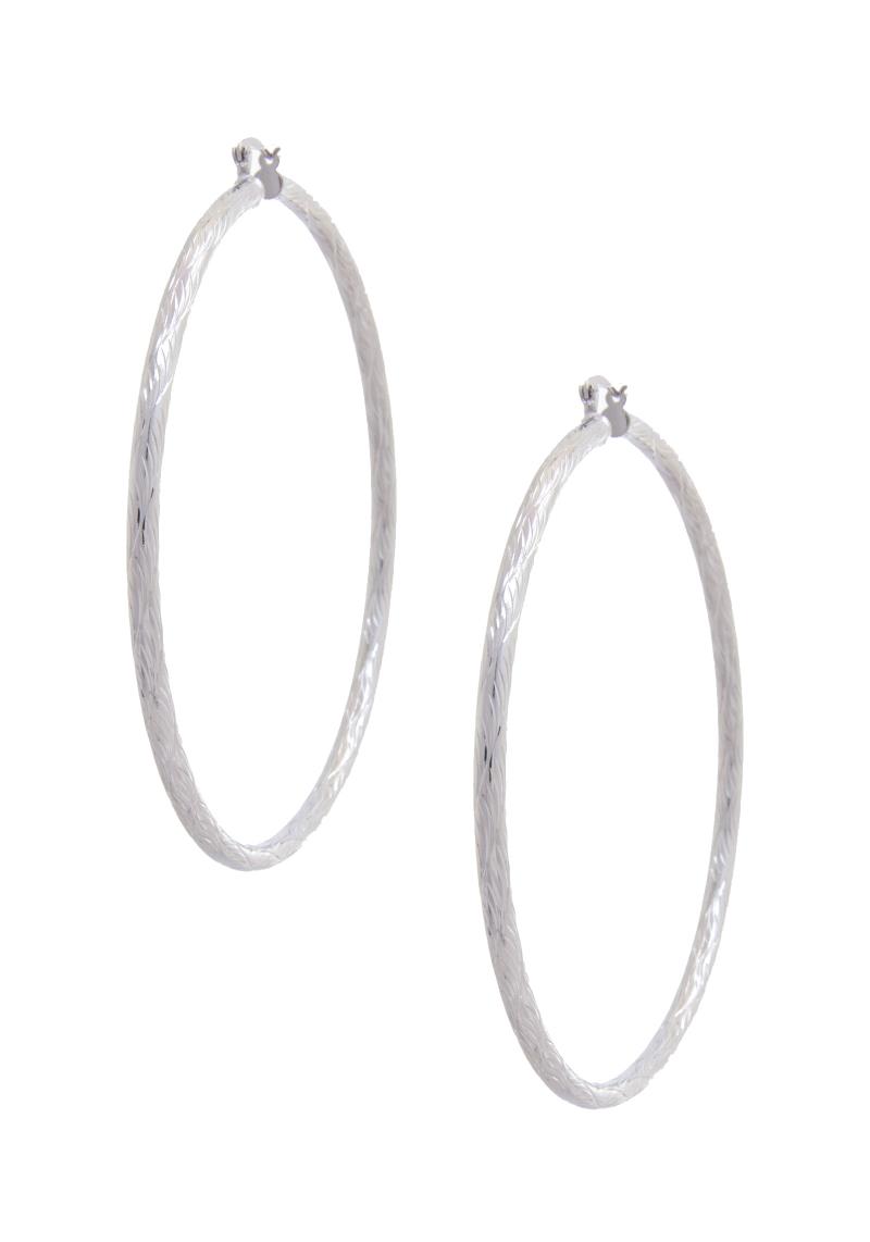 METAL HOOP EARRING