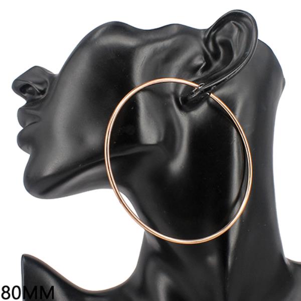 INFINTY 14K GOLD DIPPED EARRING