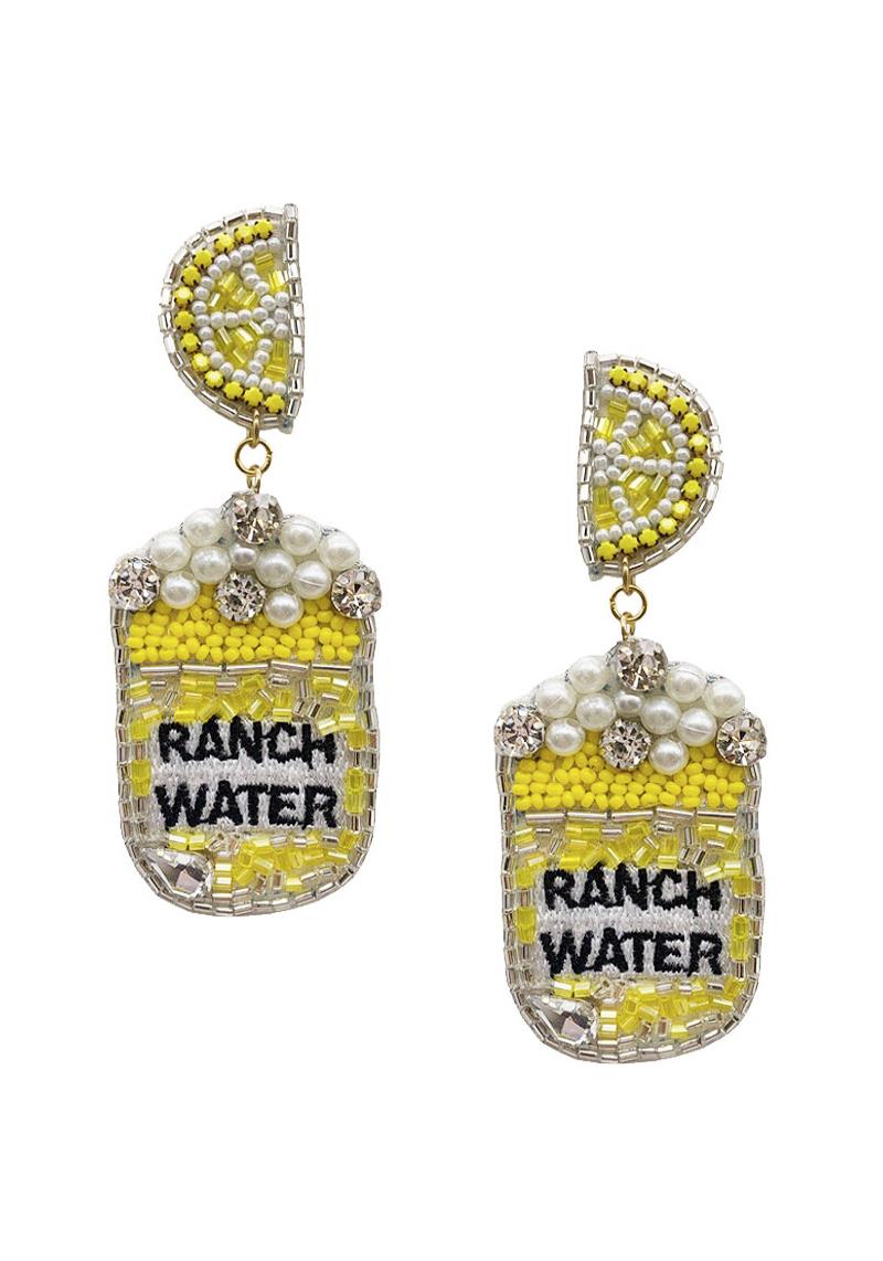 RANCH WATER DANGLE EARRING