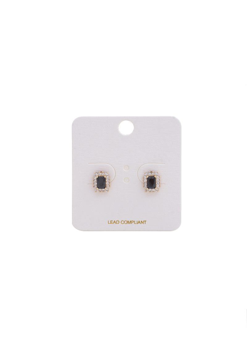 CRYSTAL STUD EARRING