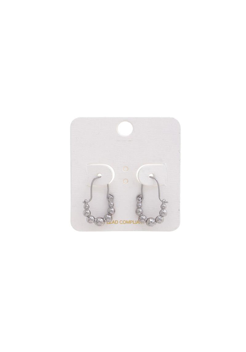 BALL BEAD DANGLE EARRING