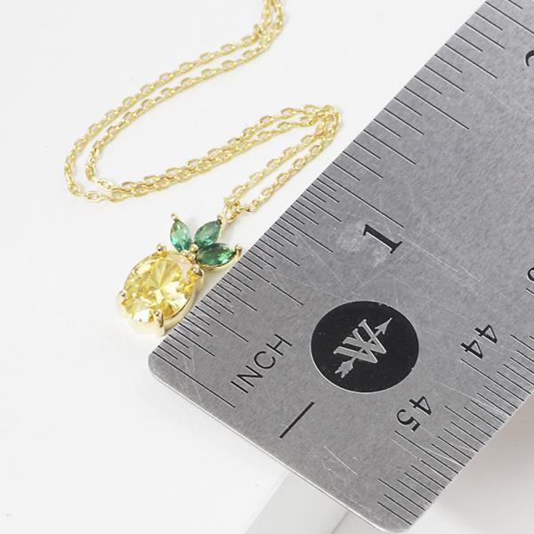 PINEAPPLE CHARM NECKLACE