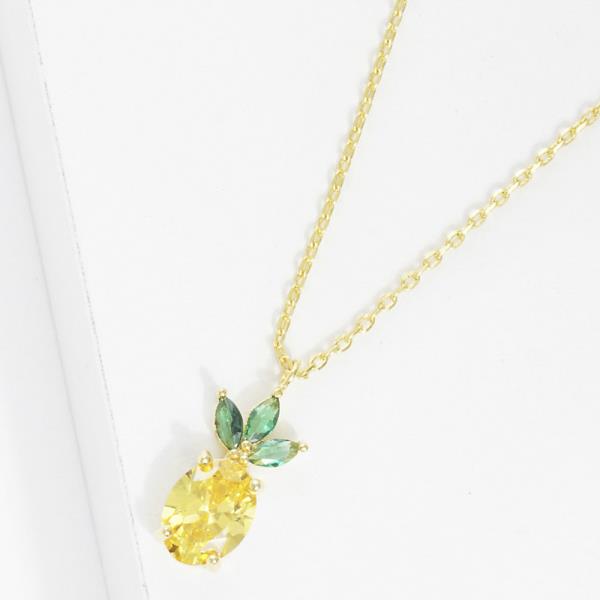 PINEAPPLE CHARM NECKLACE