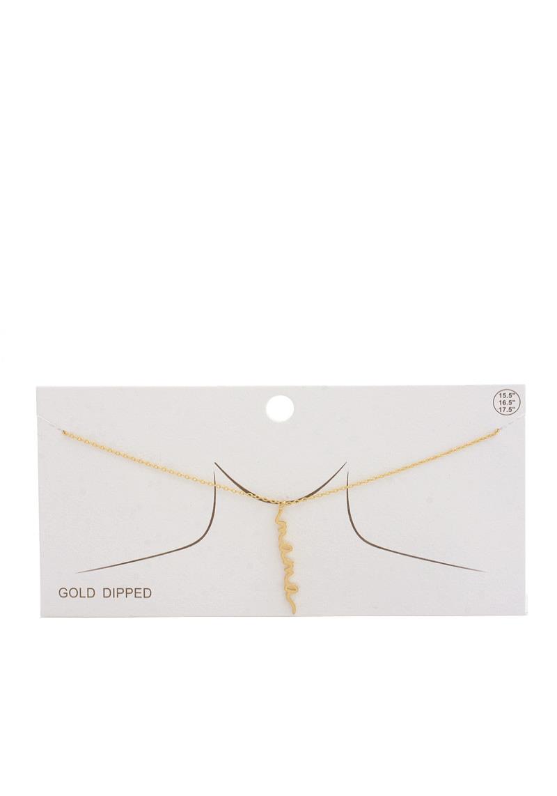 MAMA CURSIVE NECKLACE