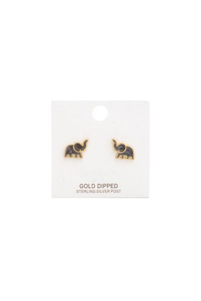 ELEPHANT STUD EARRING
