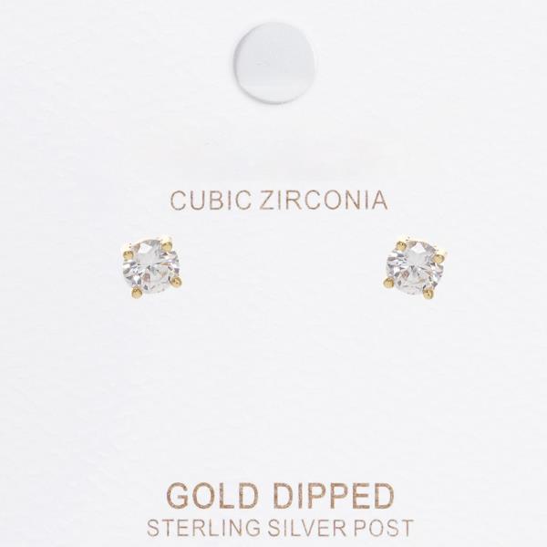 CRYSTAL STUD EARRING