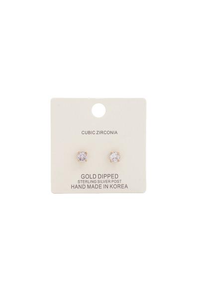 CRYSTAL STUD EARRING