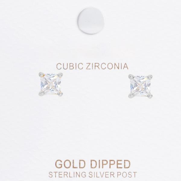 CRYSTAL STUD EARRING