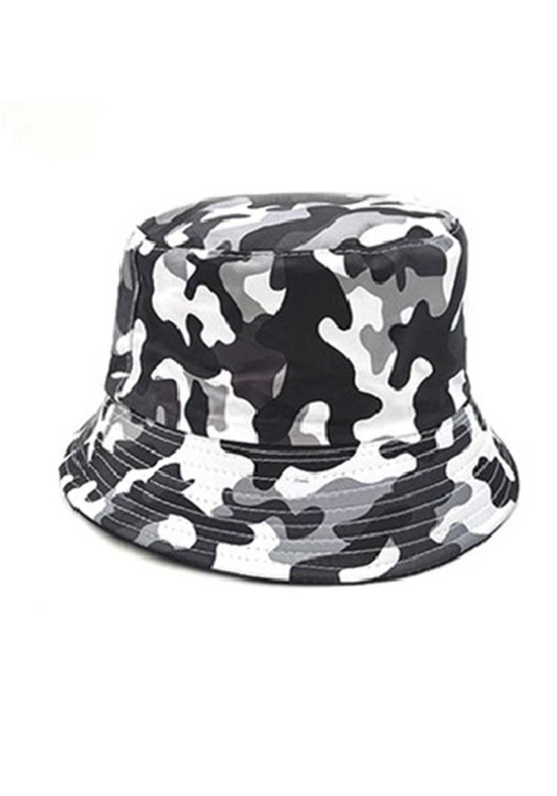 FASHION CAMOUFLAGE PRINT BUCKET HAT